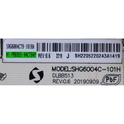 FUENTE DE PODER PARA TV HKPRO / NUMERO DE PARTE 81-PBE055-H4C79AP / SHG6004C-101H / DLBB513 / SHG6004C79-101HA / 20190909 / CQC14134104969 / DISPLAY ST5461D12-6 VER.2.2 / MODELO HKP55RUHD1 - Imagen 2